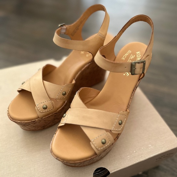 Kork-Ease Jaclyn Wedge Sandal - 8 - NIB - Picture 2 of 7